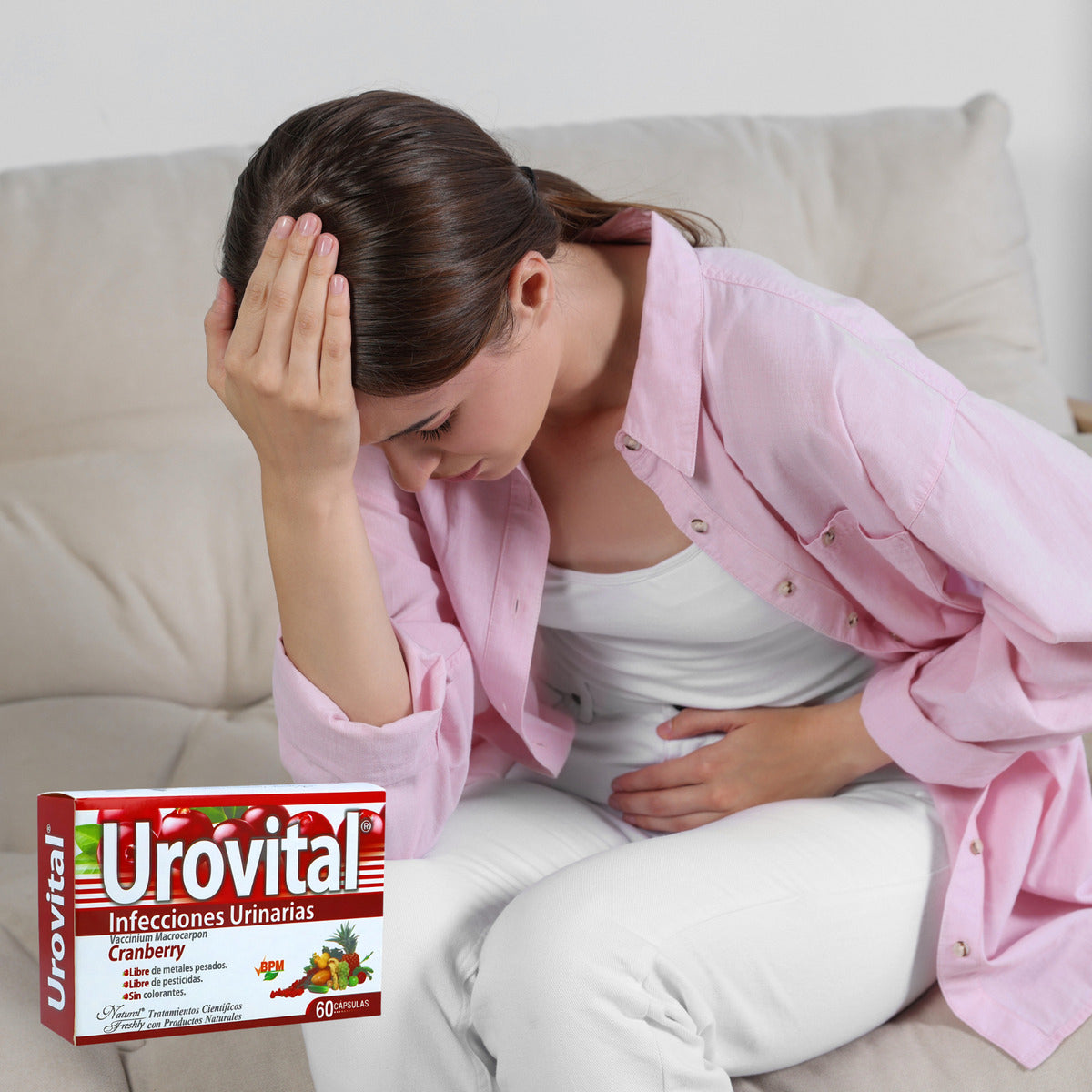 Kit Protección Urinaria Y Equilibrio Mineral Urovital Cranberry 60 Cápsulas + Cloruro De Magnesio 200 Cápsulas | Marca Natural Freshly Sin Sabor