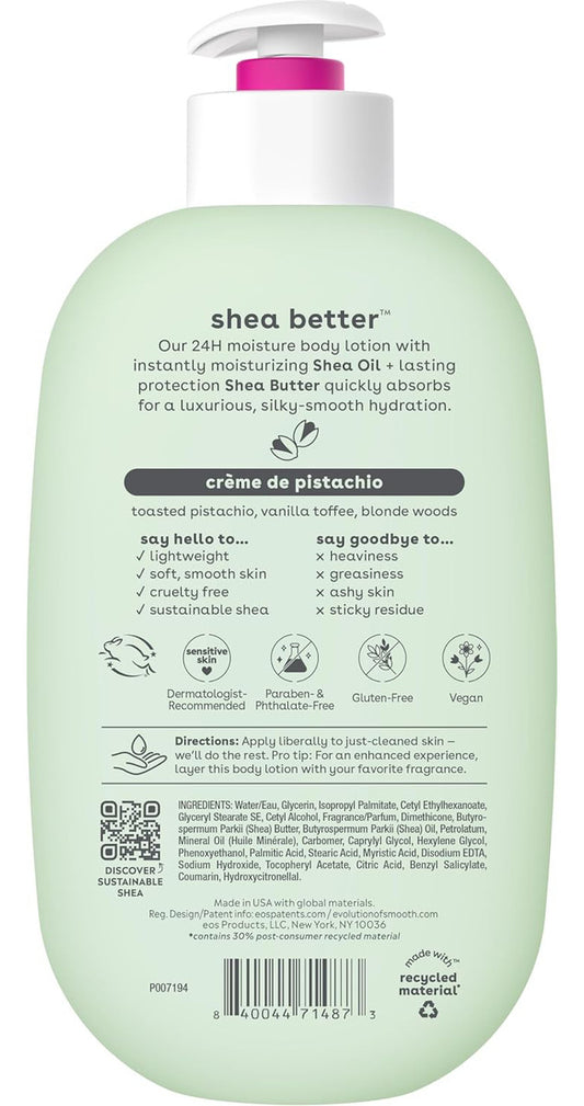 EOS Shea Better Loción Corporal Pistachio Cream 473 ml