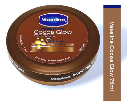 Vaseline Cuidado Intensivo Crema Corporal Cocoa Glow 75 ml