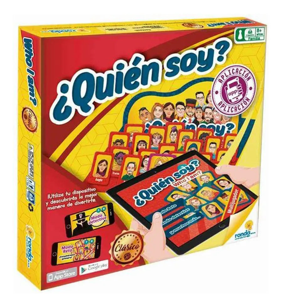 Juego De Mesa Quién Soy Clásico Ronda Diversión En Familia