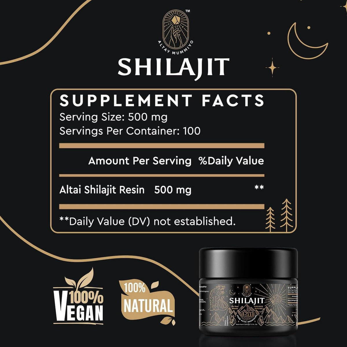 Resina Shilajit Orgánica Pura Energia Vitalidad Y Bienestar Natural