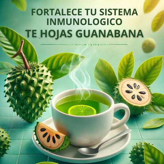 Infusion Te Verde Con Hojas De Guanábana Y Jamaica