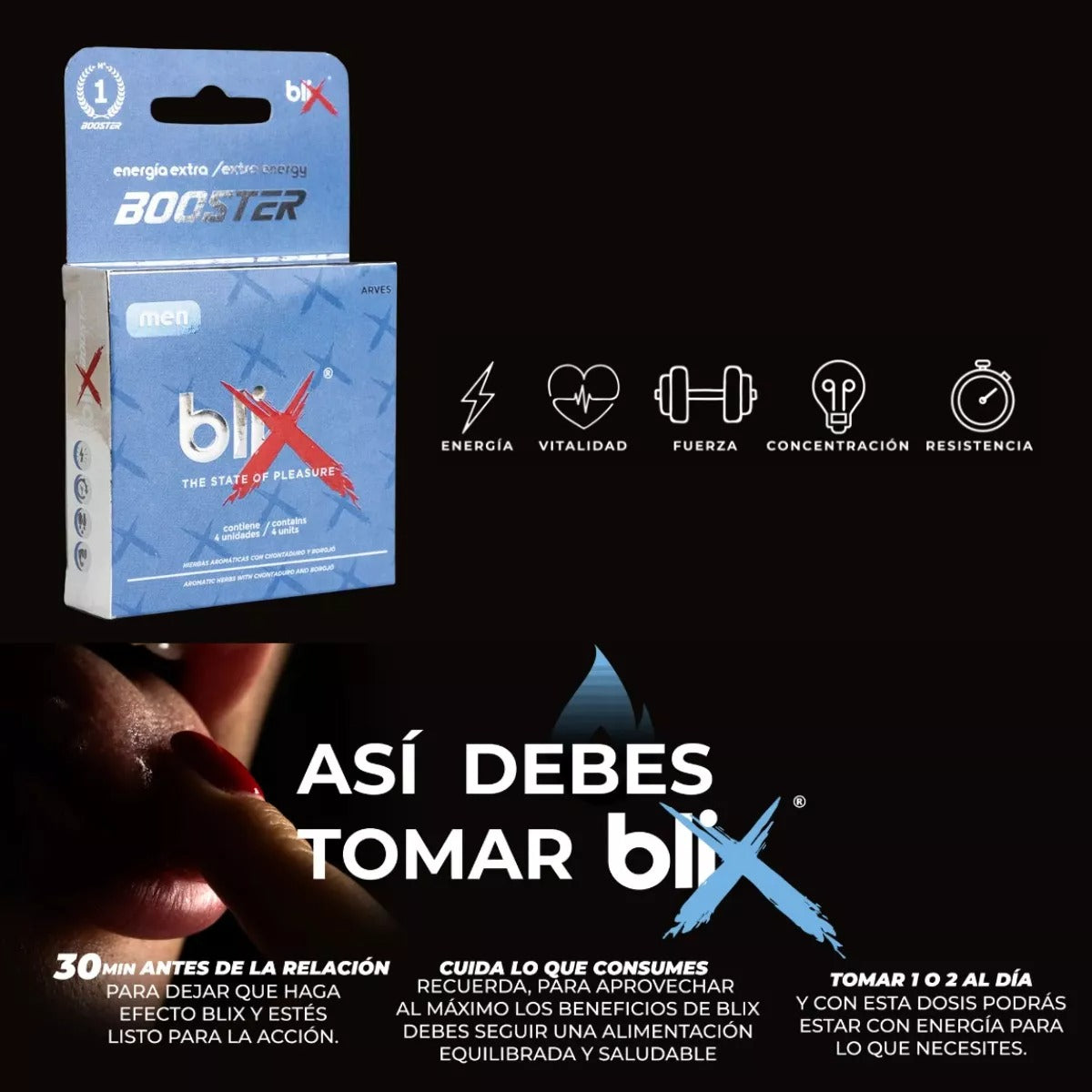 Blix Booster Macax2 +complejo B