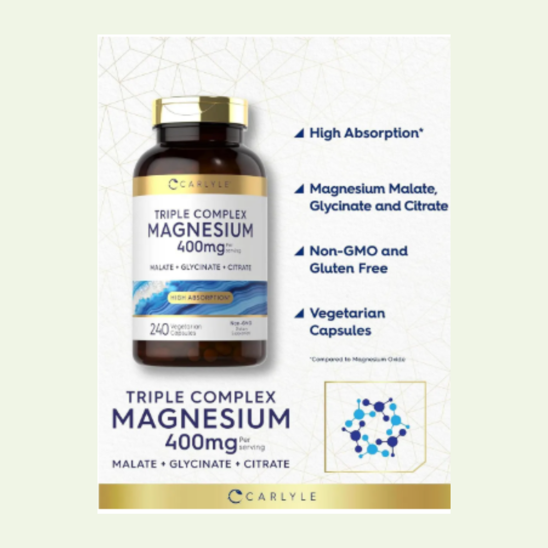 TRIPLE COMPLEX MAGNESIUM 400 MG CARLYLE
