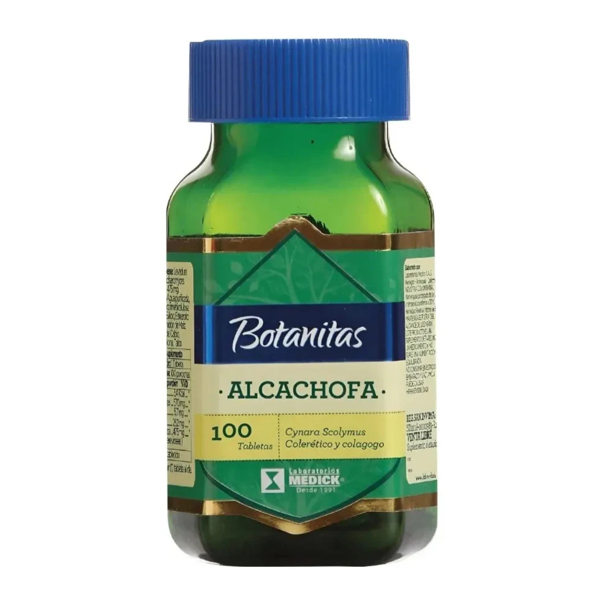 Alcachofa Botanitas 100 Tabletas