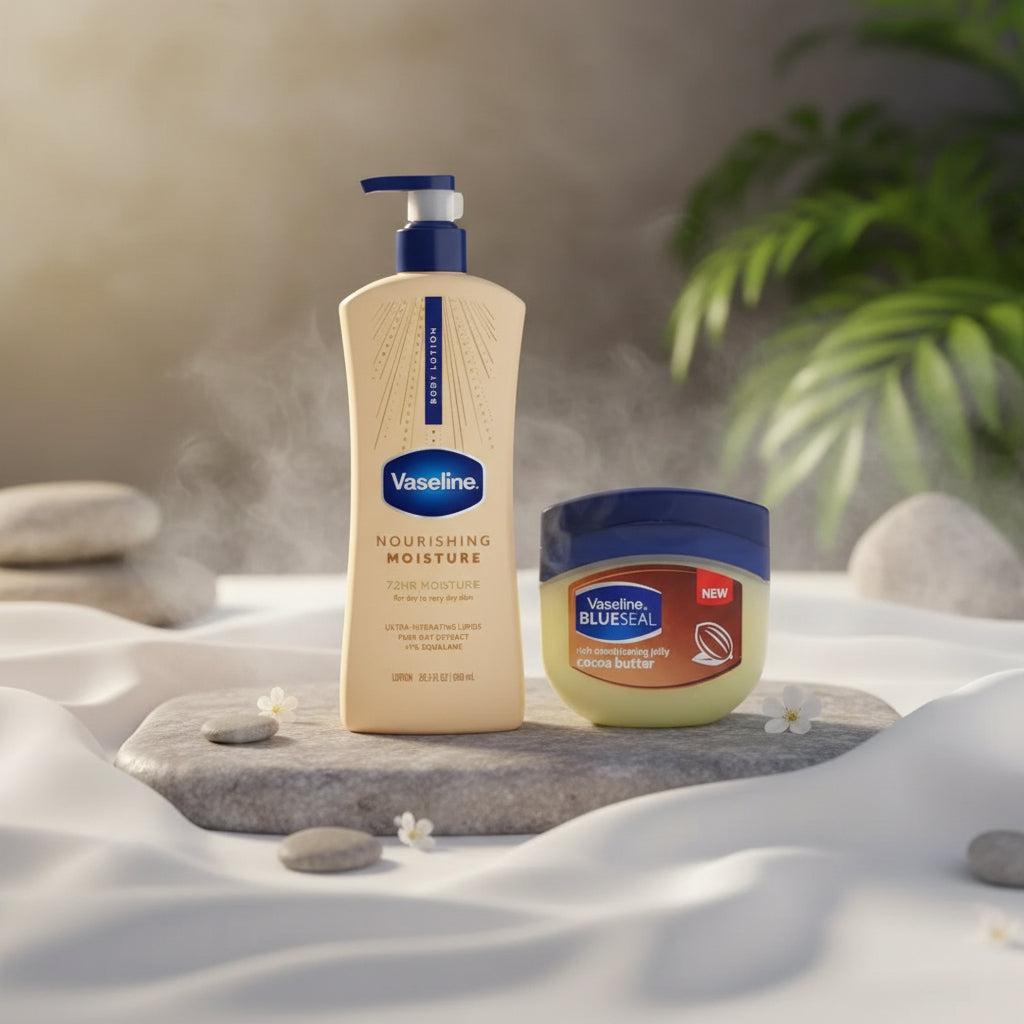 Vaseline Corporal  Nourishing Moisture +vaselin Cocoa Butter