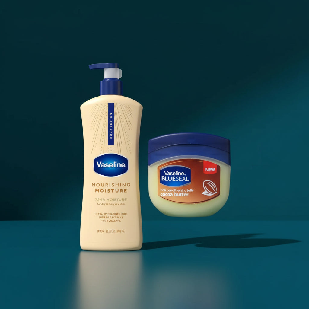 Vaseline Corporal  Nourishing Moisture +vaselin Cocoa Butter