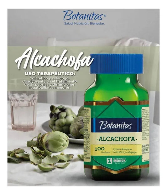 Alcachofa Botanitas 100 Tabletas