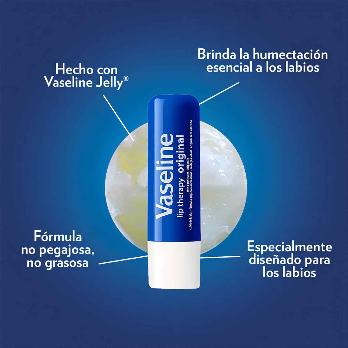 Vaselina Balsamo Para Labios Lip Therapy Original Vaseline