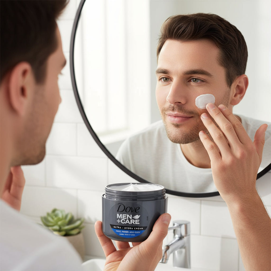 Dove Men+care Crema Hidratante Cara  Cuerpo Manos 75 Ml