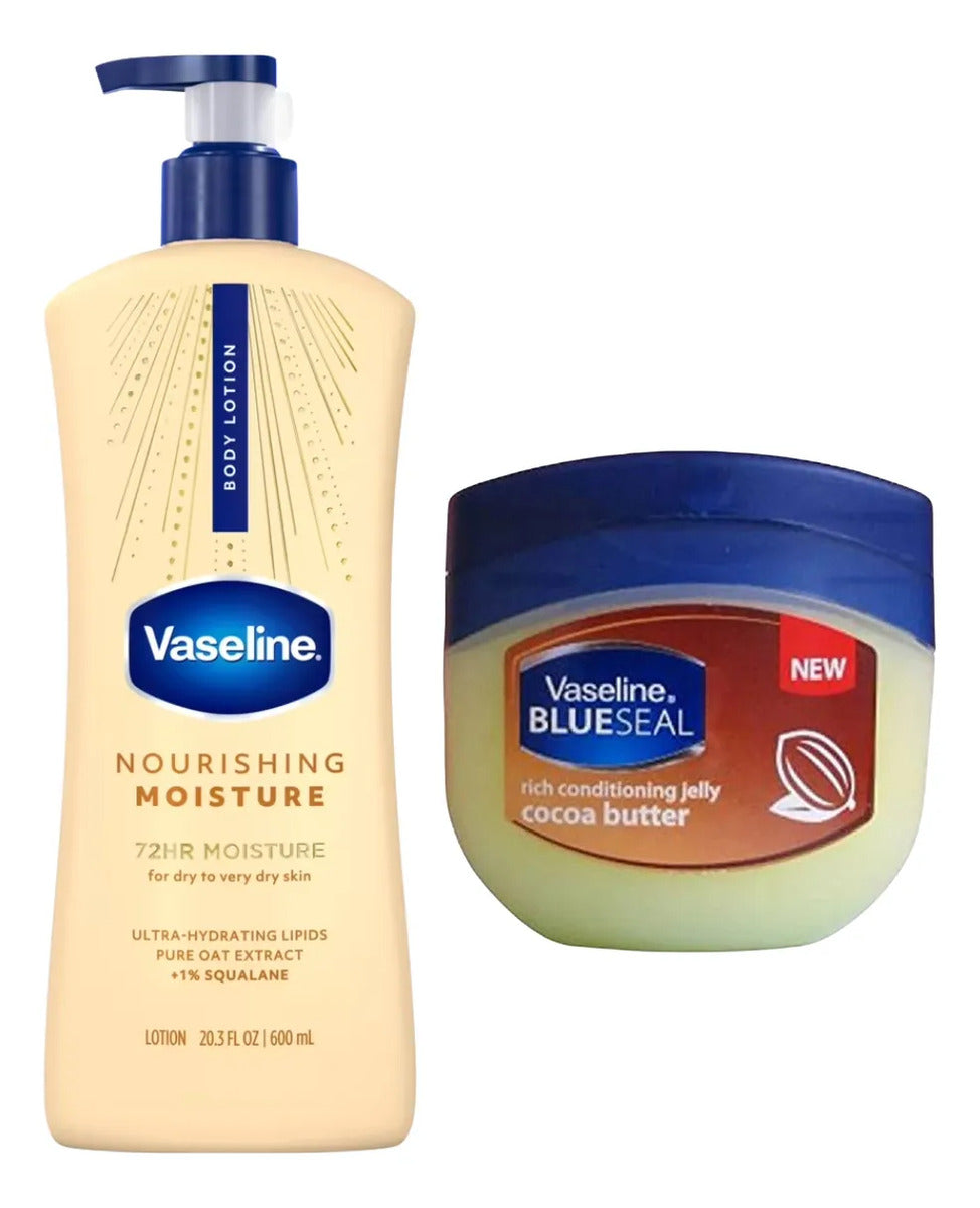 Vaseline Corporal  Nourishing Moisture +vaselin Cocoa Butter