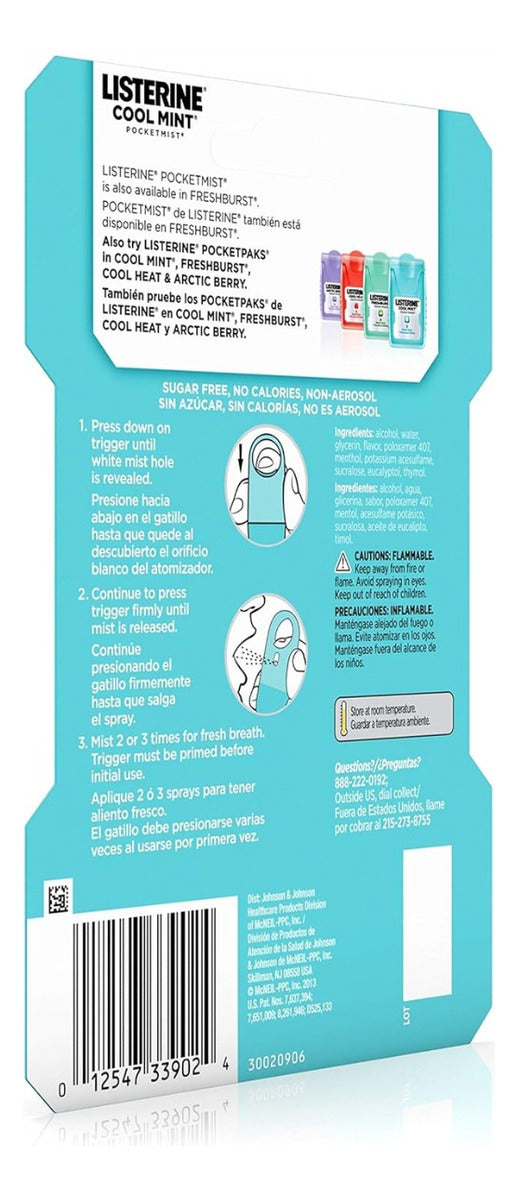 Listerine Pocketmist Spray Cool