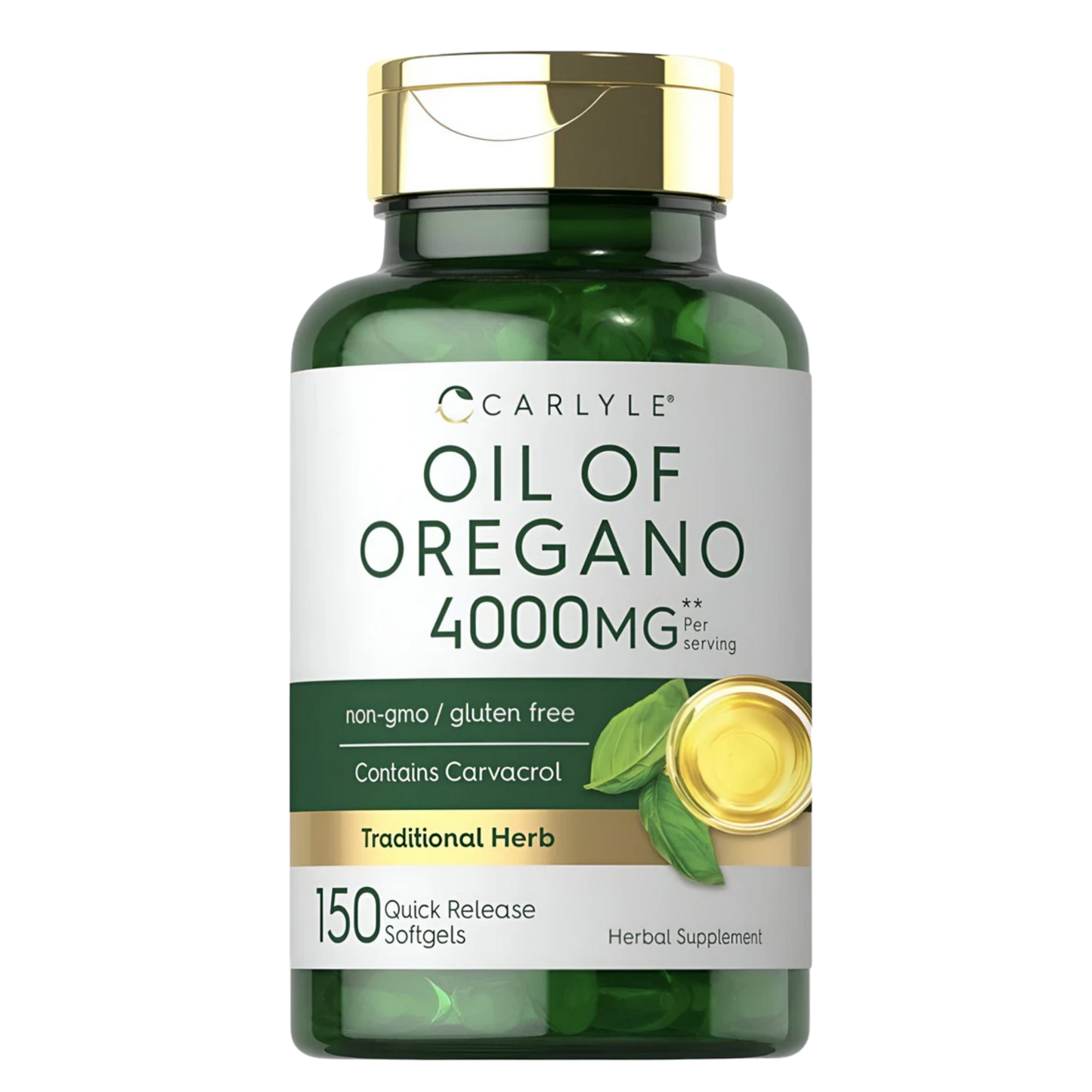 Extracto Aceite Oregano 4000Mg 150 Capsulas Carlyle