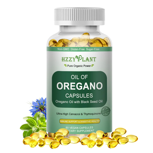 Aceite De Oregano Con Capsulas Blandas De Aceite De Semilla