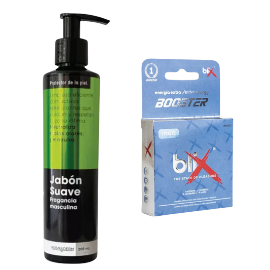 Jabon Intimo Masculino + Blix - mL a $290