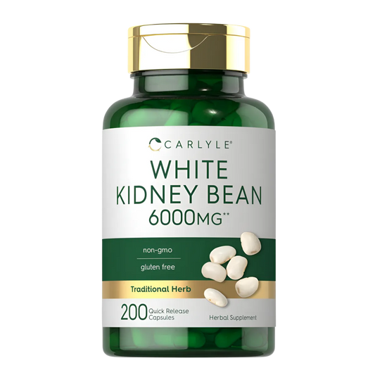 Bloqueador De Carbohidratos Frijol Blanco 6000 Mg 200 Cap