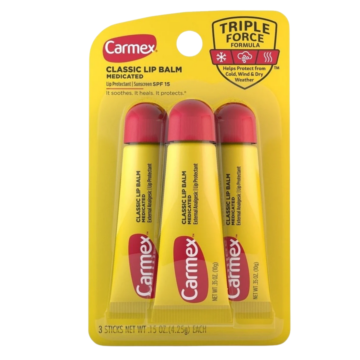 Bálsamo Labial Carmex Classic Lip Balm Triple Force