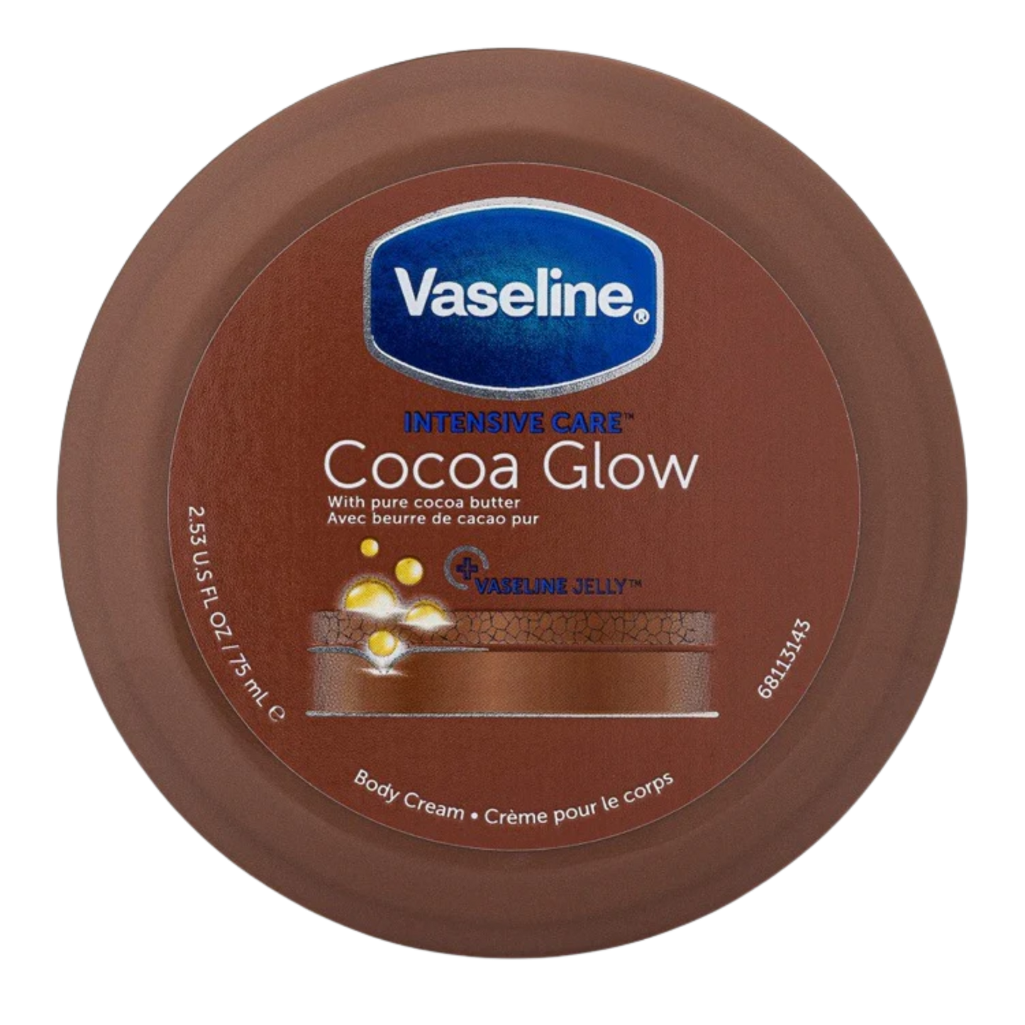 Vaseline Cuidado Intensivo Crema Corporal Cocoa Glow 75 ml