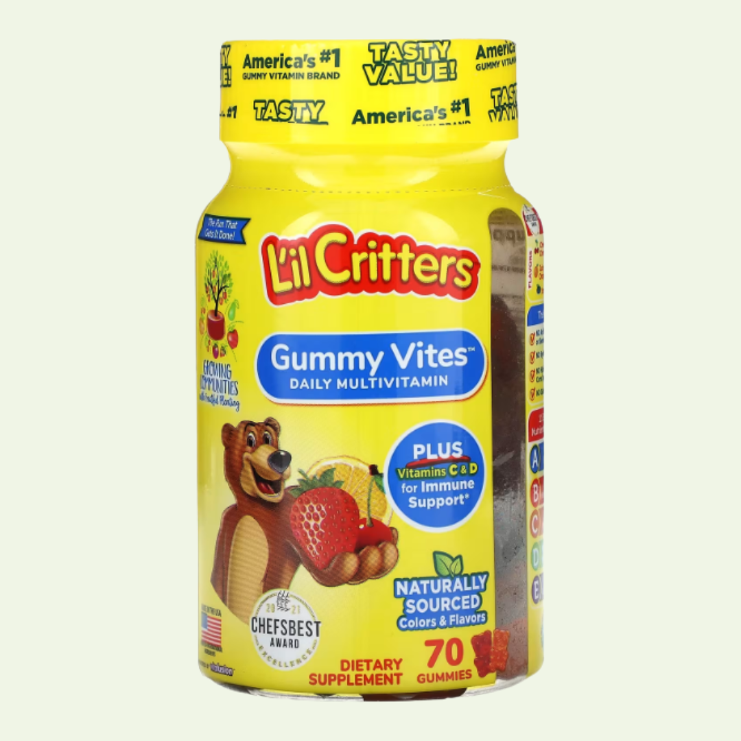 Lil Critters Gummy Vites Daily Multivitamin – 70 Gomitas