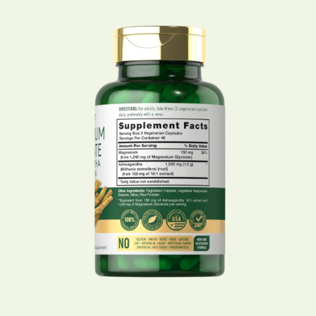 MAGNESIUM GLYCINATE 120 CAP CARLYLE