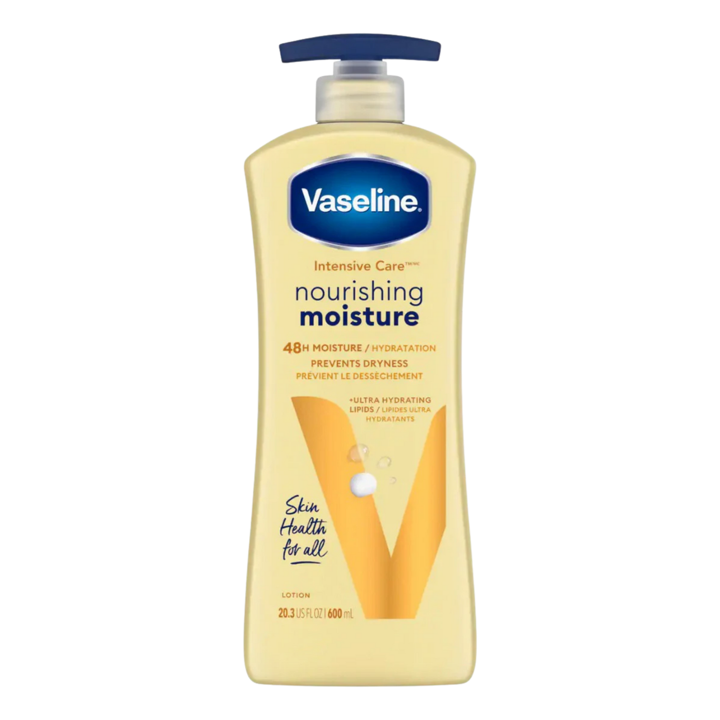Loción Hidratante Corporal Vaseline Intensive Care 600g Fragancia Nourishing moisture
