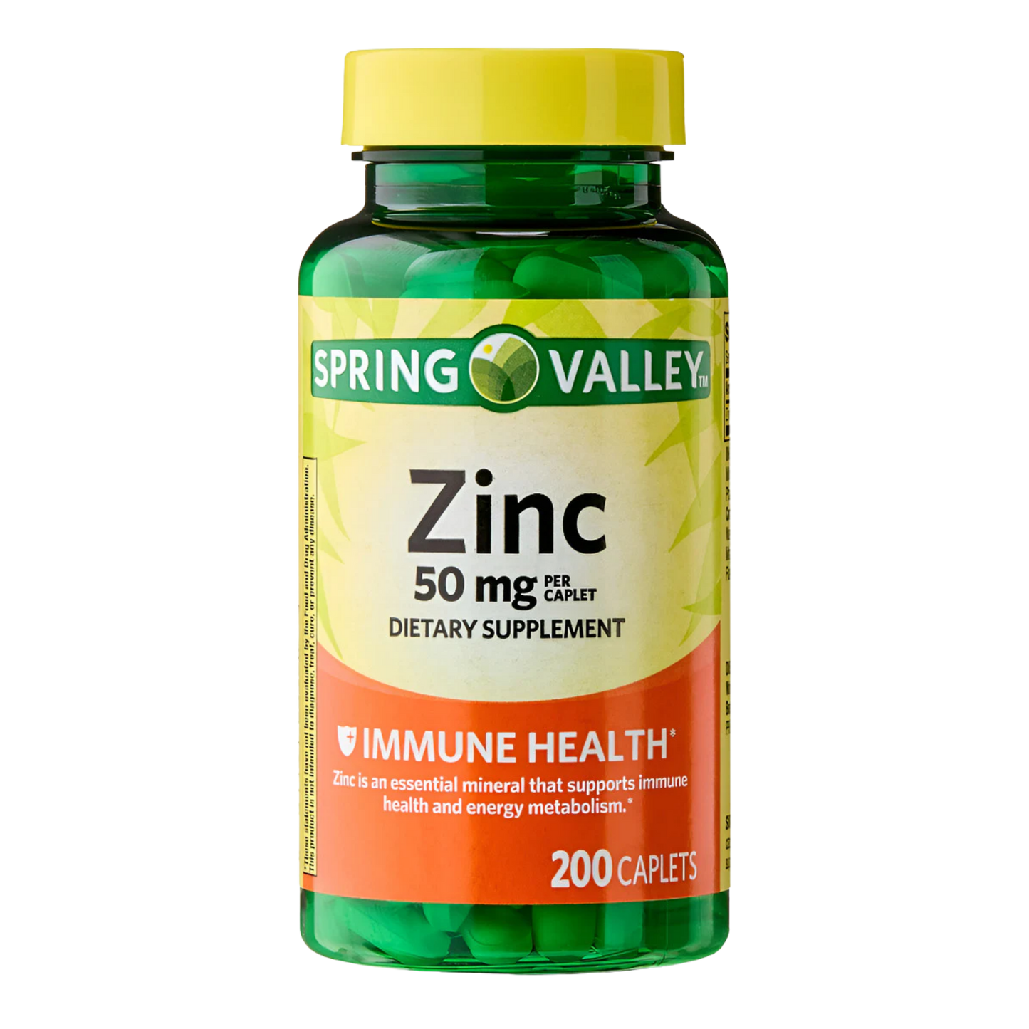 Zinc 50 Mg Spring Valley 200 Tabletas