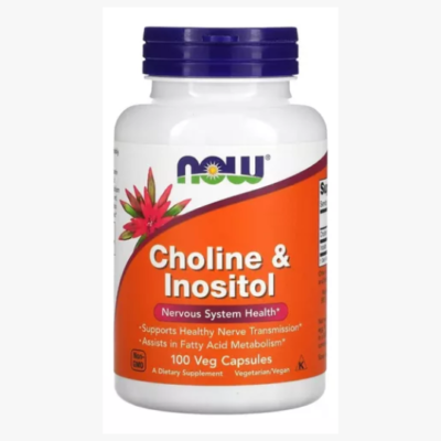 CHOLINE INOSITOL NOW 100CAP 250 MG