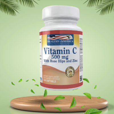 VITAMINA C 500 MG W ROSE 100 SOFTGELS